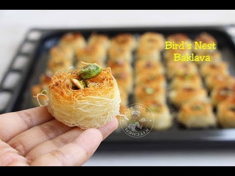 മധുരമുള്ള ഒരു കിളിക്കൂട് || Bird's Nest Baklava / How To Make Baklava Video
