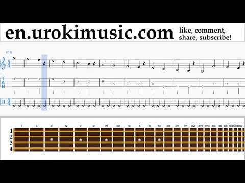 How to Play Mandolin Dua Lipa - New Rules Tabs Part#1 exercises, scales um-i352