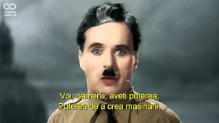 Discursul Marelui Dictator - Charlie Chaplin