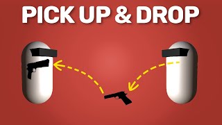 FULL PICK UP & DROP SYSTEM for WEAPONS or ITEMS || Unity3d Tutorial