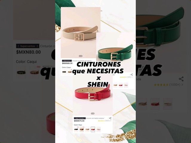 Vídeo relacionado con EHDWXVZM 3 Piezas de Cinturones Finos Con Hebillas, Adelgazantes, Elásticos, Retro y de Vestir - Accesorios Para Mujer