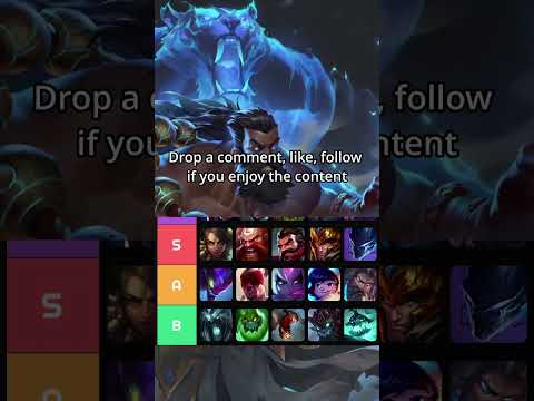 BEST JUNGLERS TO CARRY WITH IN  PATCH 13.12 TIER LIST | League Of Legends #tierlist