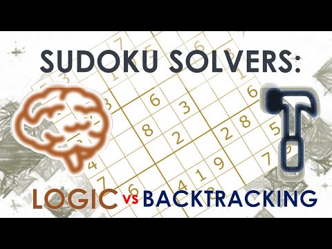 Sudoku solvers: backtracking or logic?