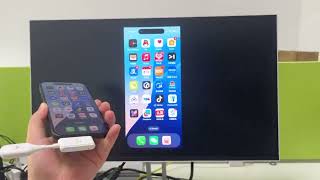 Wireless USB C to HDMI Transmitter and Receiver Kit Mirroring Screen Wirelessly - True Plug and Play