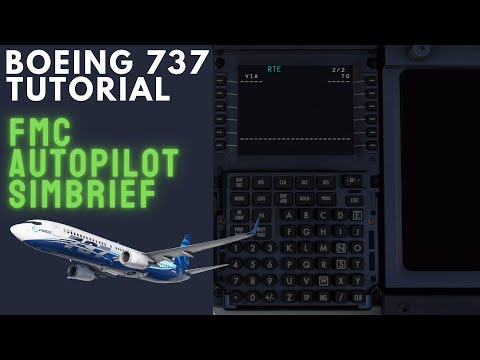 PMDG Boeing 737 FMC + Autopilot & Simbrief