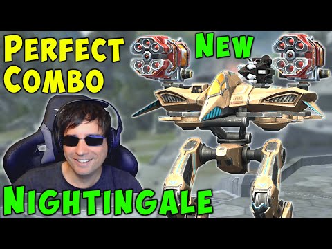 New Mk2 Robot NIGHTINGALE with Vortex - Perfect Healer - War Robots Gameplay WR