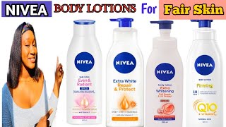 BEST NIVEA BODY LOTIONS FOR A FAIR AND GLOWING SKIN IN 2021: #nivealotion #healthyskinwithnivea