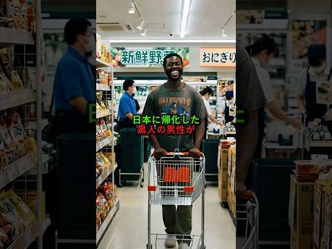 黒人男性が初めてスーパーに行く