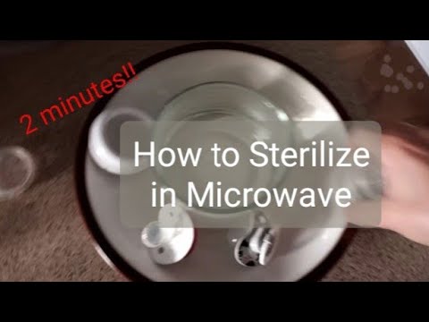How to Sterilize in 2 Minutes in Microwave 👍 // Travel Mommy Hack