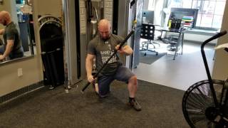 Cybex - Half Kneeling Chop, alternate leg