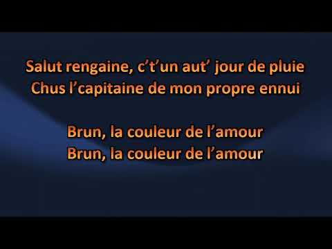 Brun La Couleur De Lamour - Bernard Adamus
