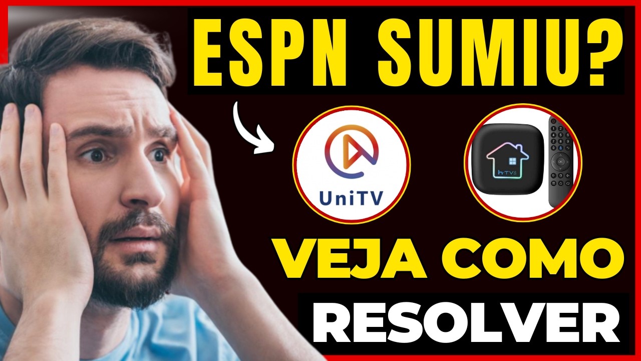 FIM do ESPN no UNITV e HTV! Tem Solução? ESPN SUMIU DO UNITV! TEM COMO RESOLVER ESPN UNITV?