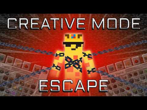 I Created Minecraft's First CREATIVE MODE Escape Room