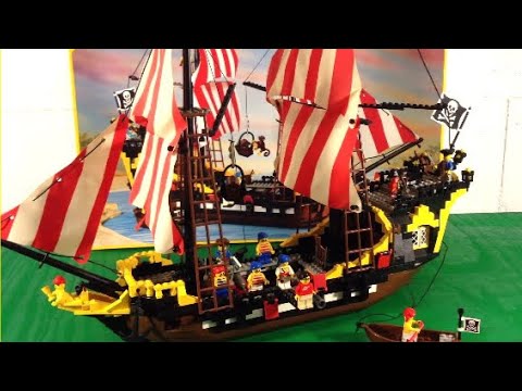 Black Seas Barracuda LEGO 6285 Pirate System 1989 vintage set review!