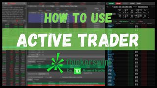 Active Trader Tutorial for Beginners | ThinkorSwim (Best tool for day trading and scalping)