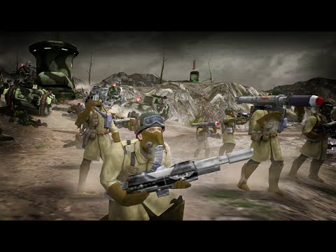 Steel Legion  vs Orks Warhammer 40K DoW: Soulstorm Unification Mod, cinematic