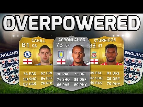 FIFA 15 - THE MOST OVERPOWERED ENGLAND TEAM!!! - Fifa 15 English Squad Builder