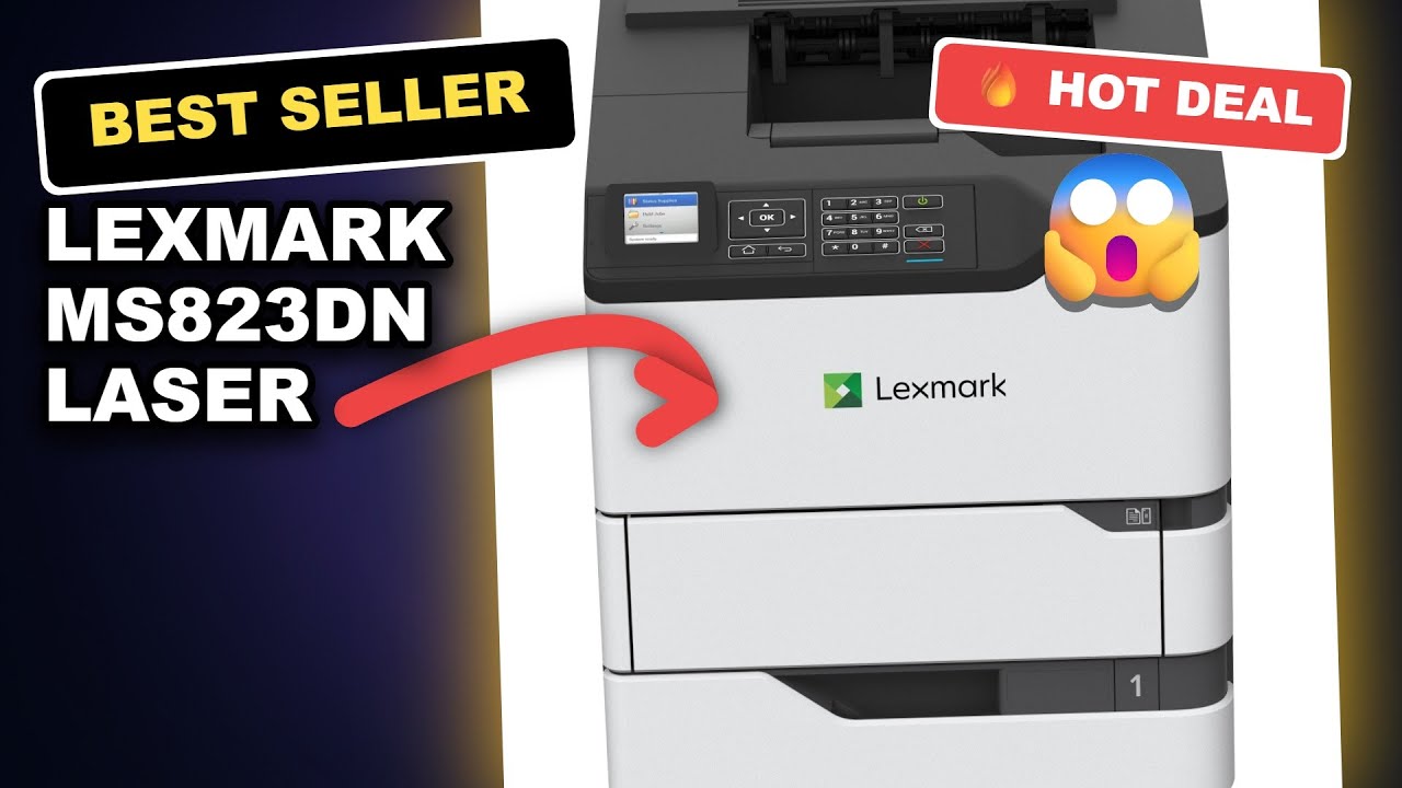Lexmark MS823dn Laser Printer Review - Blazing Print Speed & Huge Paper Capacity