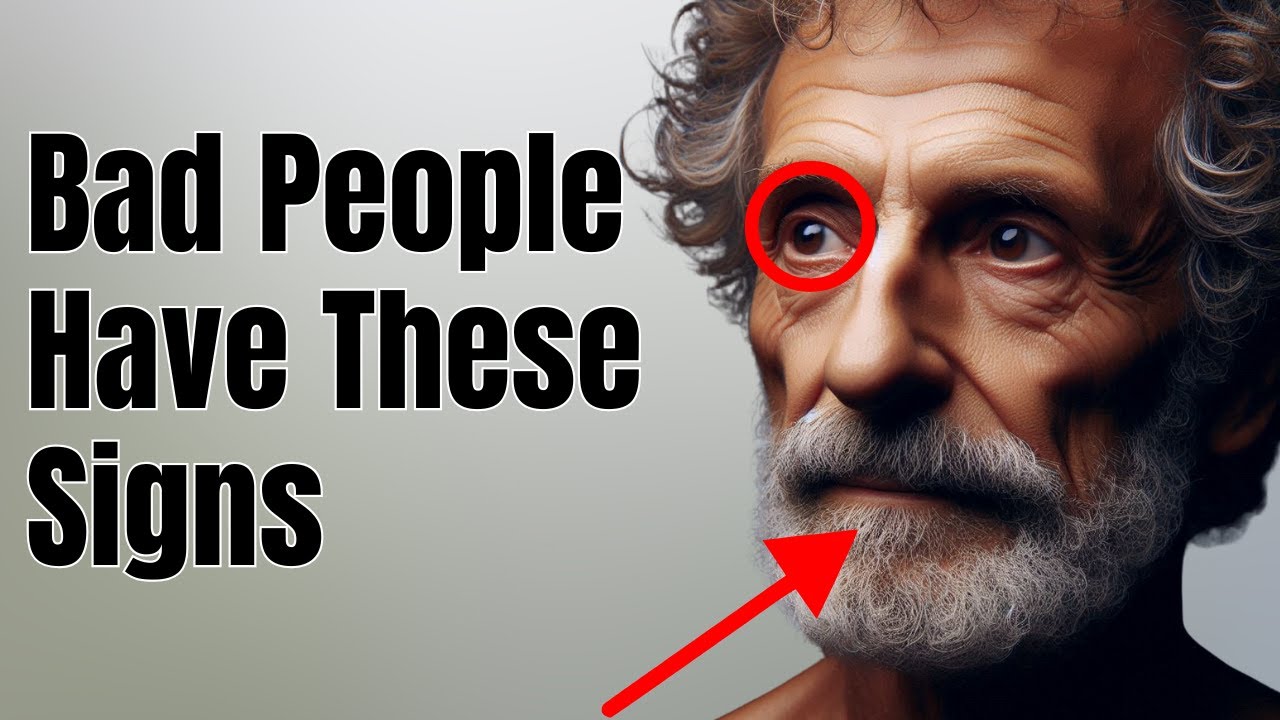 10 EVIDENT Signs that there is an EVIL person next to you | STOICISM PHILOSOPHY