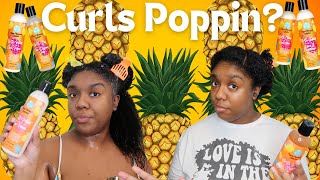 Are My Curls Poppin' Though? | Entire Curls Poppin' Pineapple Collection Review 🍍