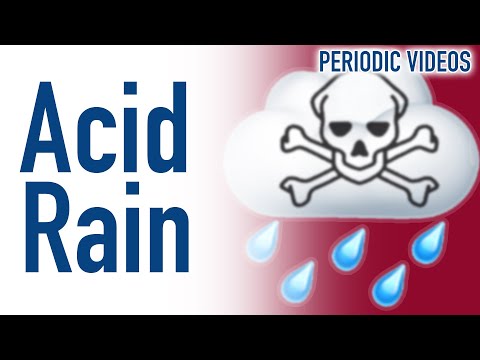 製作酸雨（室內）--視頻週期表。 (Making Acid Rain (INDOORS) - Periodic Table of Videos)