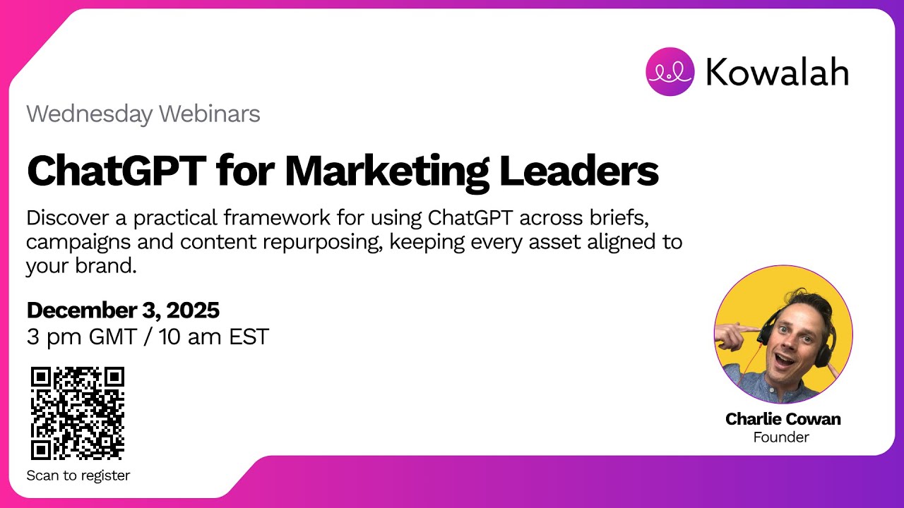 ChatGPT for Marketing Leaders