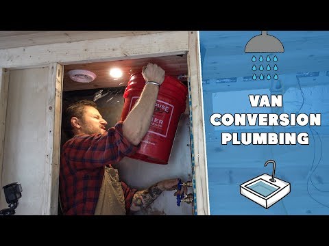Van Conversion Plumbing | Kitchen Sink and Shower