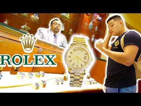 WEARING A FAKE $70,000 ROLEX TO THE ROLEX STORE!!