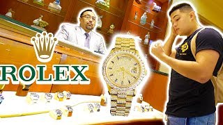 WEARING A FAKE $70,000 ROLEX TO THE ROLEX STORE!!