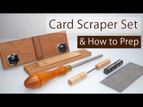 Card Scraper Holder & Sharpening Vise - Woodworking With Hand Tools