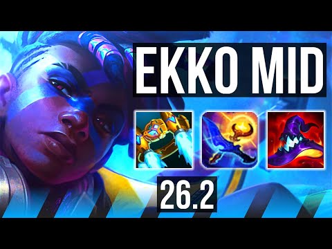 EKKO vs YASUO (MID) | EUW Challenger | 26.2