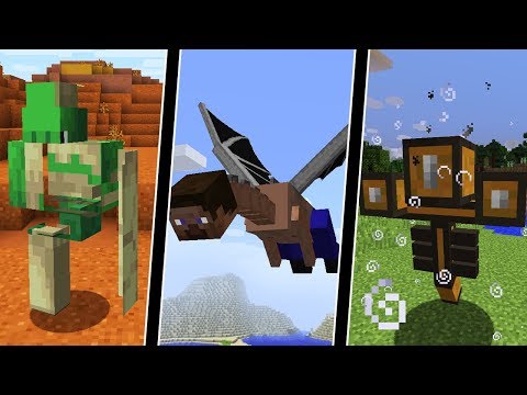 3 TEXTURES THAT WILL LEAVE MINECRAFT MOBS COMPLETELY BIZARRE!