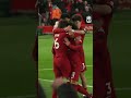 Mo Salah's derby goal from the Kop #lfc #shorts #salah