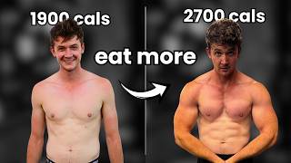 How To EAT MORE And Gain MUSCLE Instead Of Fat (Reverse Dieting Explained)