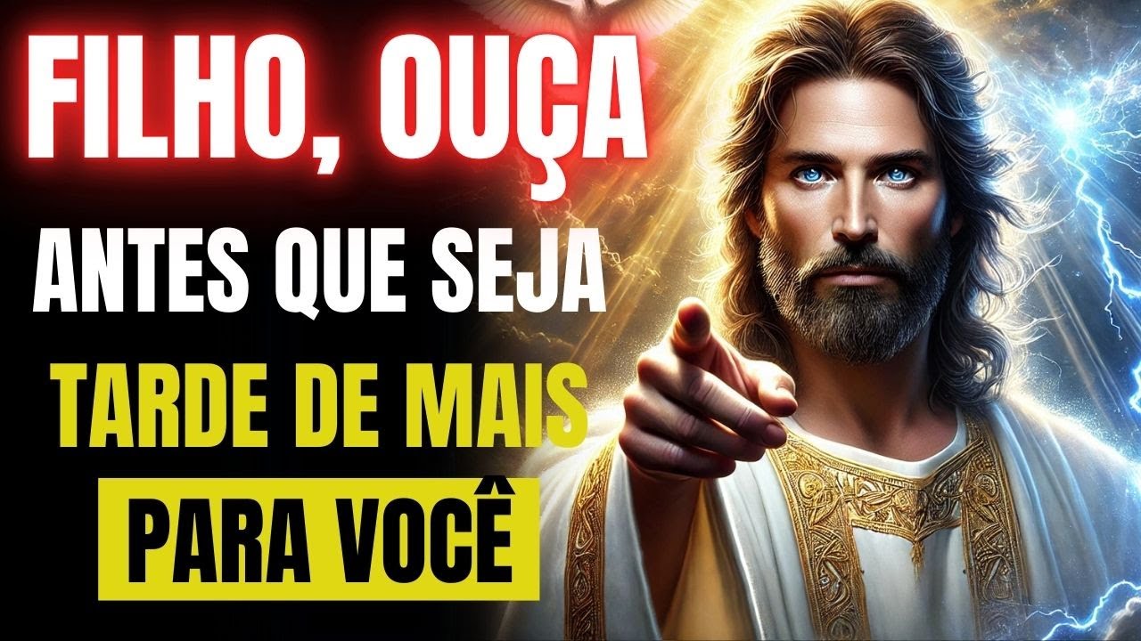 FILHO, HOJE EU TE DOU UMA CHANCE, AMANHÃ SERÁ TARDE!