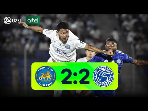 Superliga 16-tur. Dinamo - Navbahor bahsida kiritilgan gollar va xavfli vaziyatlar (Highlights)