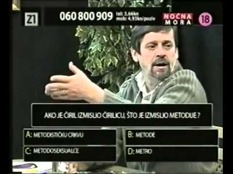 Nocna mora - Jaran milijunas - Ako je Ćiril izmislio Ćirilicu, što je izmislio Metodije?