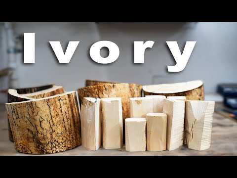 Mammoth Ivory: Cutting out the Blocks for My Knives