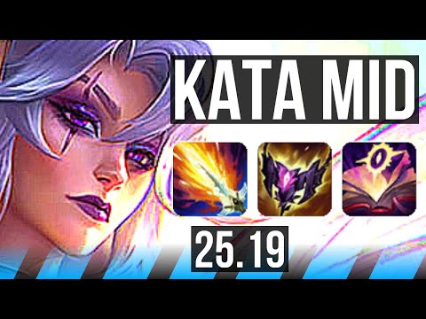KATARINA vs ZED (MID) | 20/1/8, 12 solo kills, Rank 5 Kata, Legendary | TR Challenger | 25.19