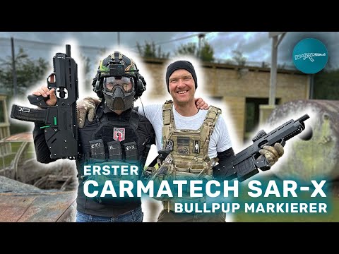 Carmatech SAR-X, the first bullpup magfed paintball marker: review, unboxing, field test, review