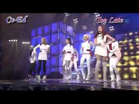 Co-ed School - Too Late (Live Mix Ver.)