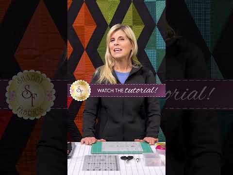 Creative Grids Half Rectangle Trim Tool | Quick Tips #shabbyfabrics #creativegrids #quilting