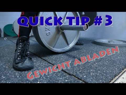 quick tip #3 | Deadliftgewicht abladen