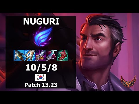 Nuguri Jayce vs Kennen| Patch 13.23 KR Challenger