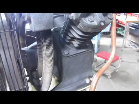 Ingersoll Rand 10HP Electric Air Compressor with a 120 Gallon Horizontal Tank