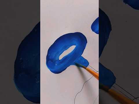 flower painting technique #painting #art #shorts