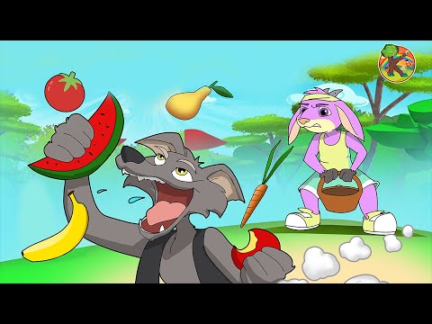 Kurt ve Yedi Keçi Yavrusu Masalı - Sporcu Keçi - Süper Yiyecekler | KONDOSAN Türkçe - Çizgi Film