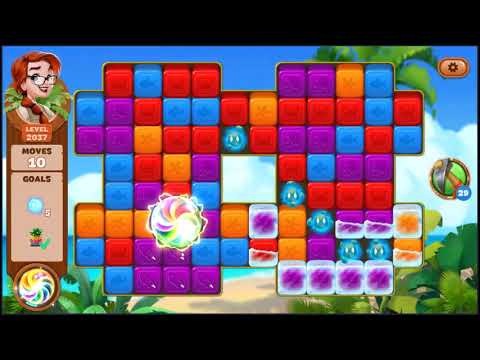 Lost Island Blast Adventure Level 2037 - NO BOOSTERS 🏝️ | SKILLGAMING ✔️