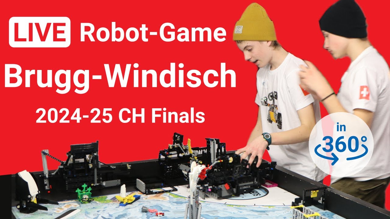 LIVE Robot Game - CH Finals - Brugg-Windisch - FIRST LEGO League 2024-25
