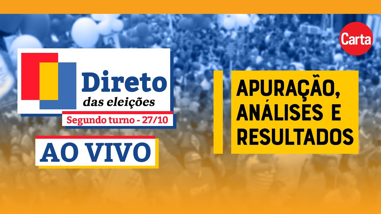 ACOMPANHE A APURAÇÃO DO 2º TURNO | Eleições 2024 AO VIVO